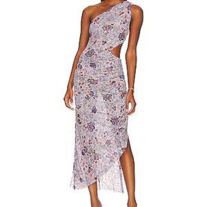 MISA Los Angeles one shoulder Aries Dress NWT XS